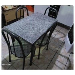 MESA MADRI 1.00X0.60 COM 04 CADEIRAS