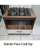 BALCAO COOKTOP 4/5 BOCAS ROSA