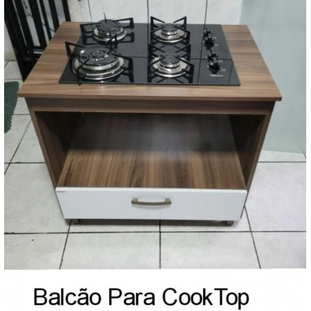 BALCAO COOKTOP 4/5 BOCAS CATAR