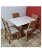 MESA 1.08X0.68 COM 04 CADEIRAS