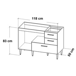 GABINETE VICENZA 1.18MT