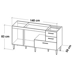 GABINETE CAROL 1.48MT