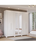 ROUPEIRO LIA C/ESPELHO E PÉS